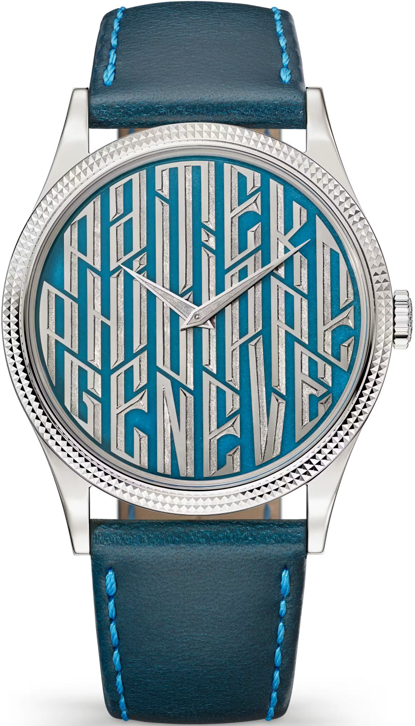 Patek Philippe Calatrava White Gold / Blue Typography - 5177G-056 - 2026