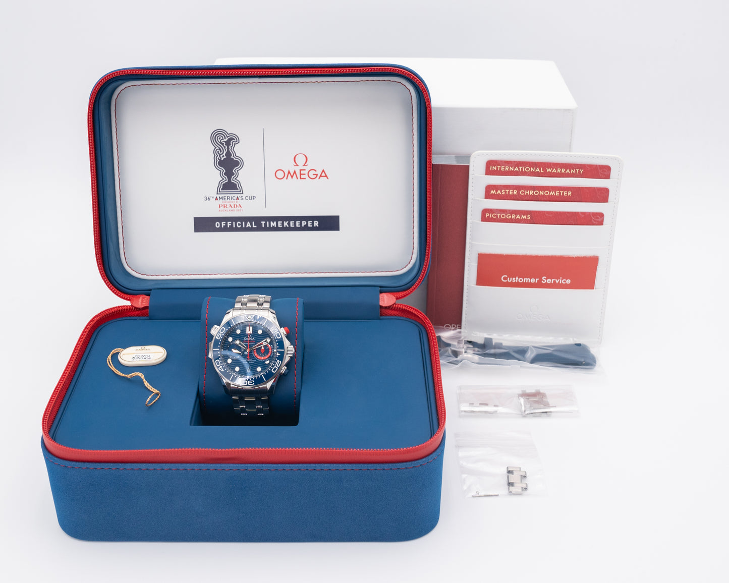 Omega Seamaster 210.30.44.51.03.002 Diver Chronograph Blue 44mm 2022