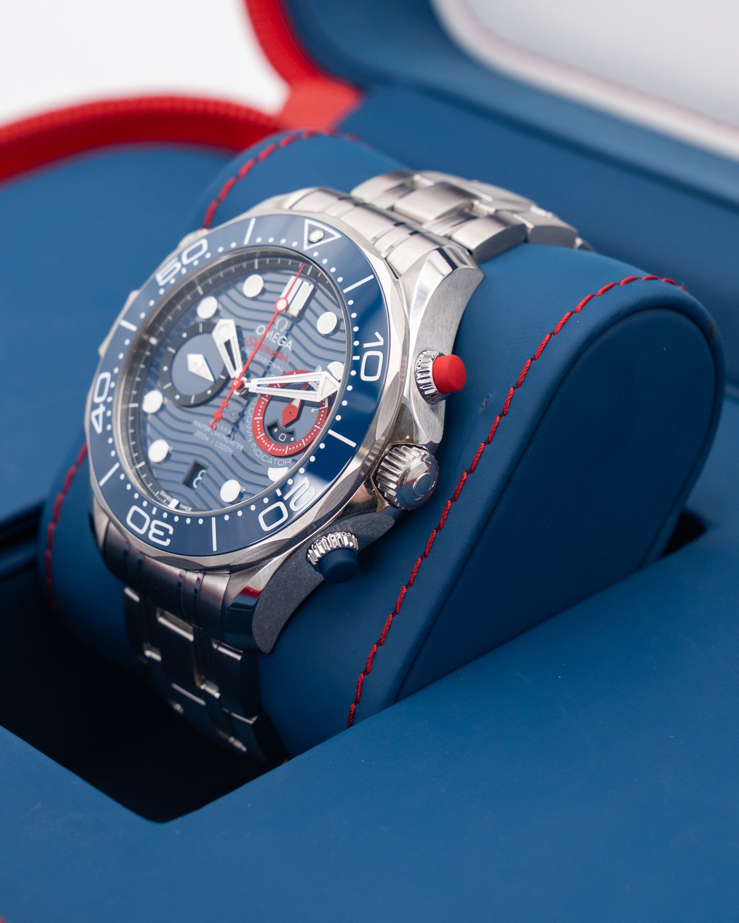 Omega Seamaster 210.30.44.51.03.002 Diver Chronograph Blue 44mm 2022