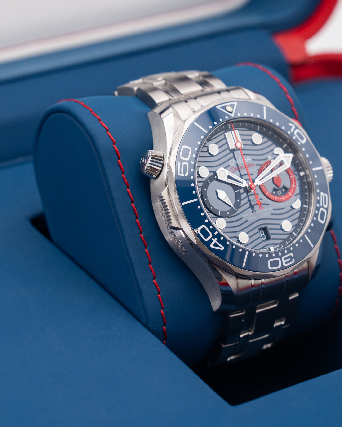 Omega Seamaster 210.30.44.51.03.002 Diver Chronograph Blue 44mm 2022