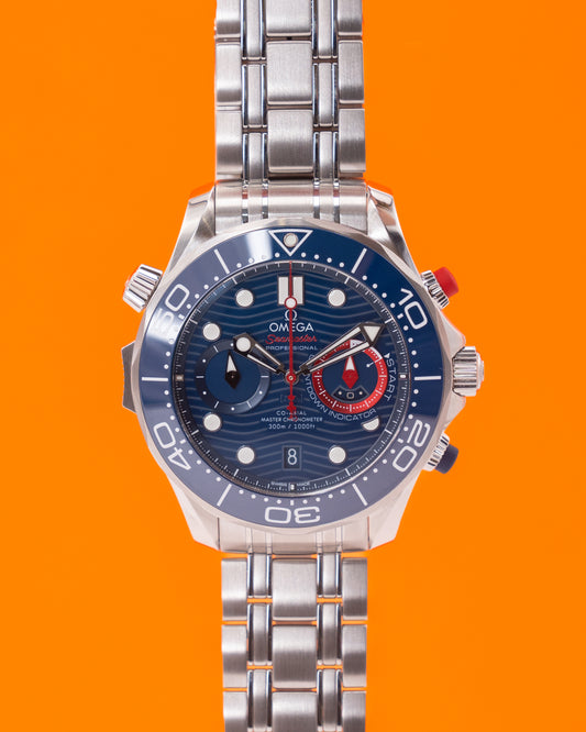 Omega Seamaster 210.30.44.51.03.002 Diver Chronograph Blue 44mm 2022