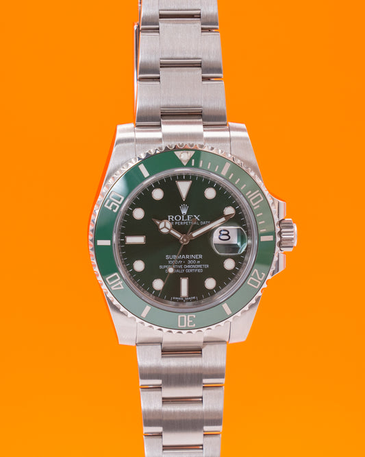 Rolex Submariner Date 40mm 116610LV Green Ceramic Hulk 2016