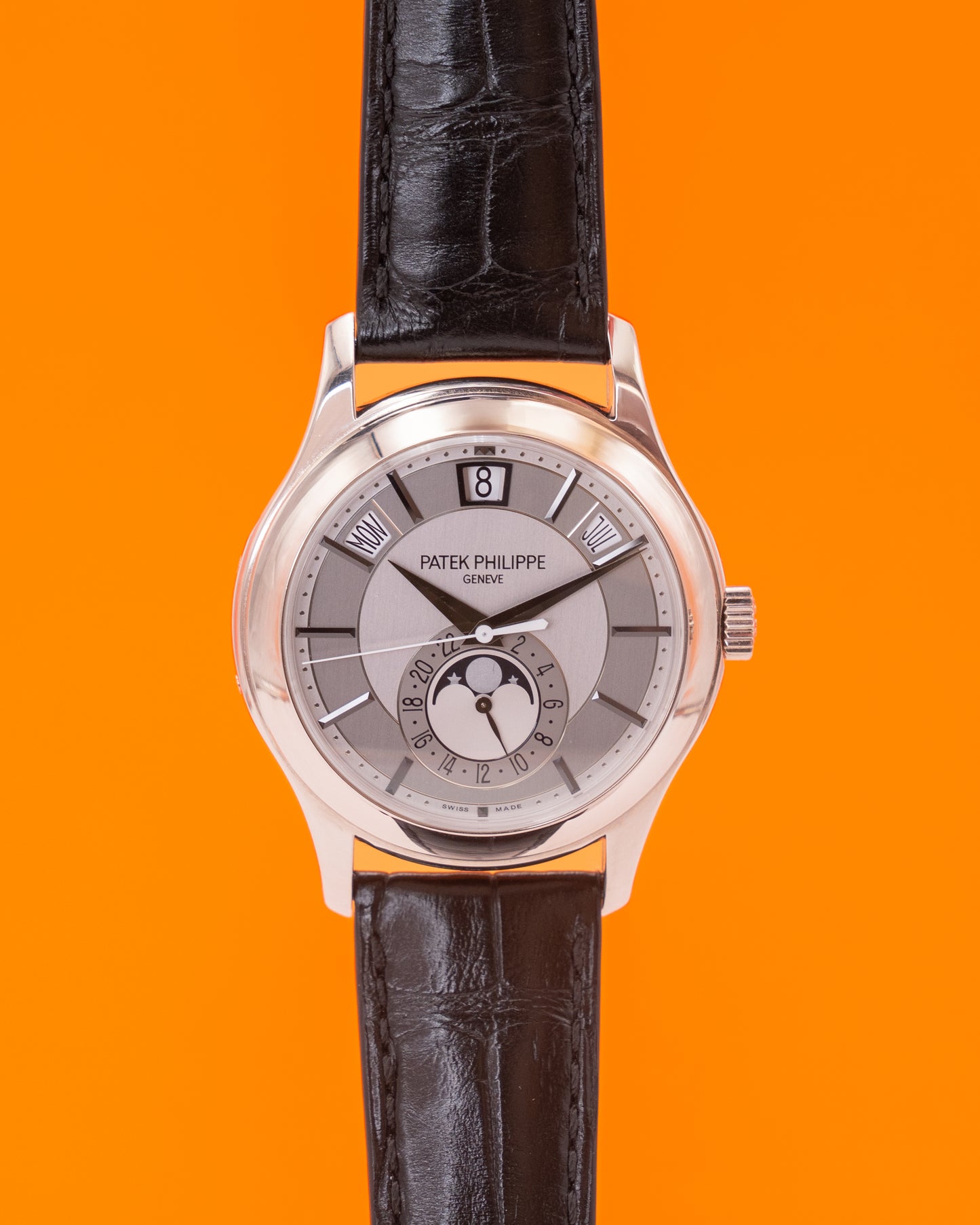Patek Philippe Annual Calendar 40.20mm 5205G-001 White Gold Moon Phase