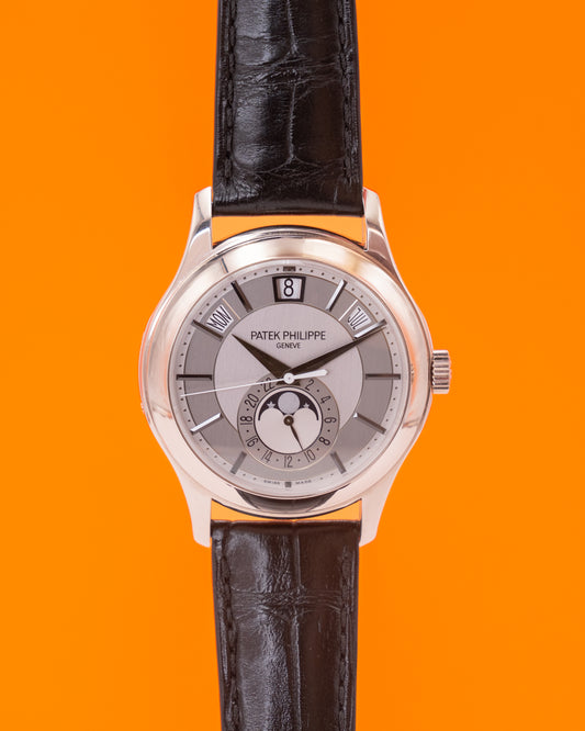 Patek Philippe Annual Calendar 40.20mm 5205G-001 White Gold Moon Phase