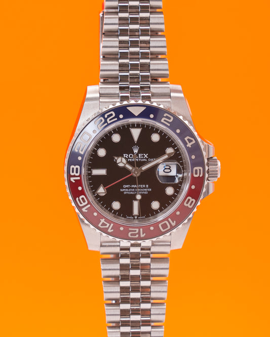 UNWORN Rolex GMT Master II 40mm 126710BLRO Pepsi on Jubilee 2021
