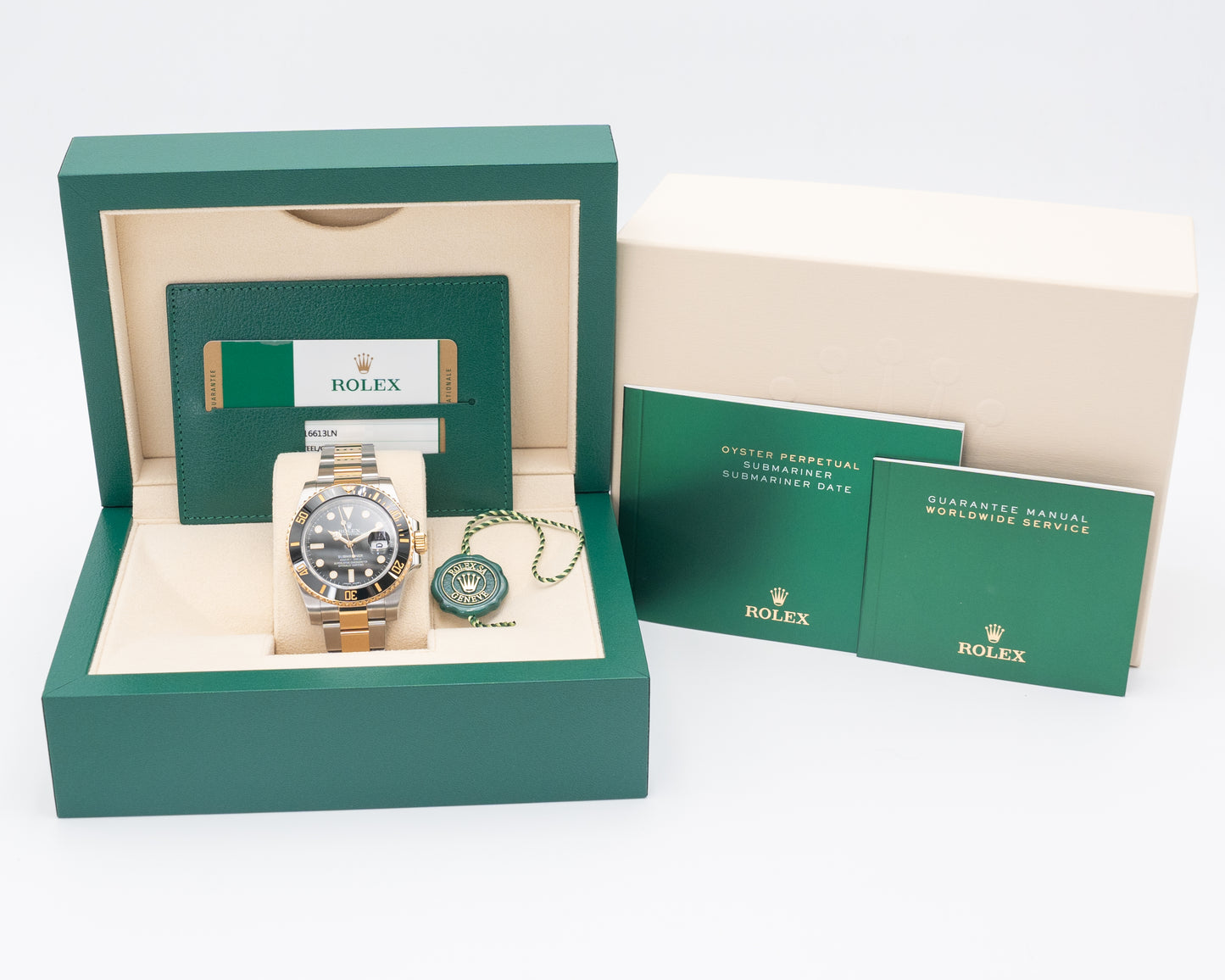 Rolex Submariner 40mm 116613LN Two Tone Yellow Black Ceramic 2017