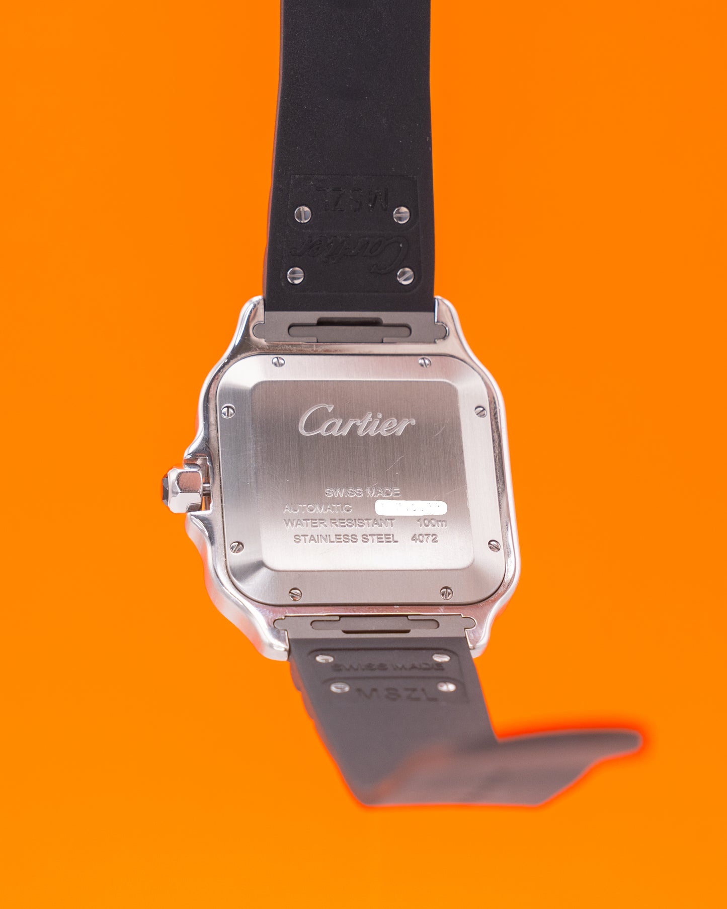 Cartier Santos Large 39.8mm WSSA0037 Gray Dial Ceramic Bezel