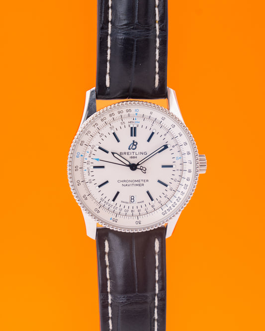 Breitling Navitimer 41mm A173263A1G1P1 White and Blue Automatic Limited to 1 or 500