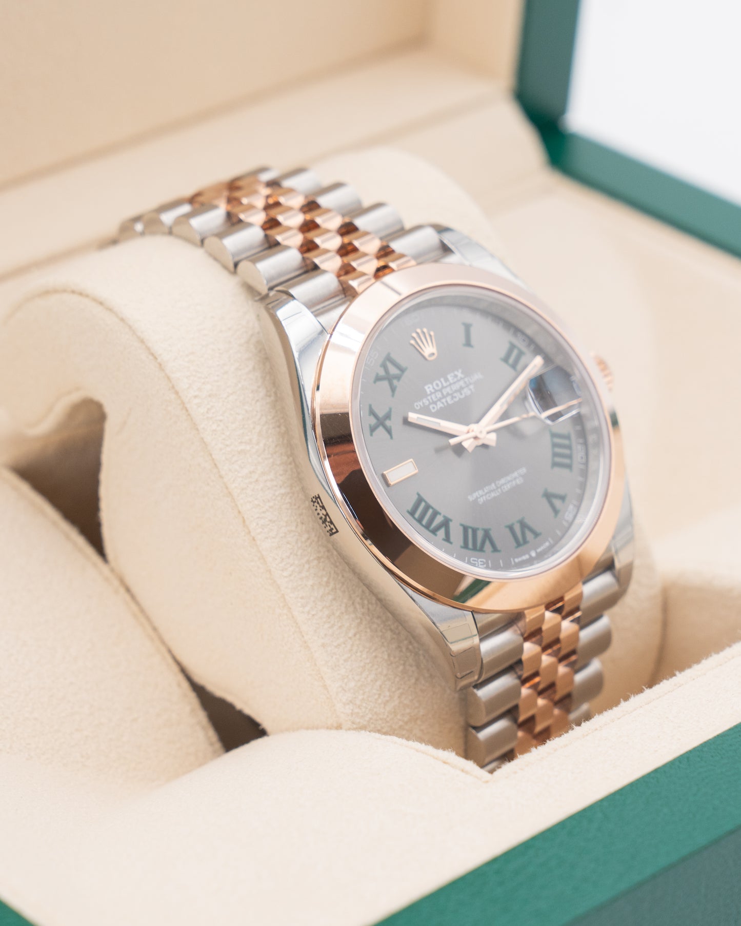 NOS Rolex Datejust 41mm 126301 Two Tone Rose WImbledon Jubilee 2022