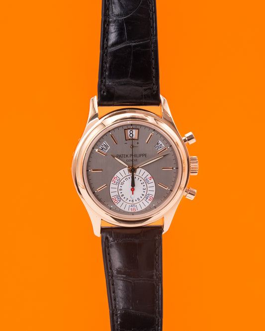 Patek Philippe Annual Calendar Chronograph 40.5mm 5960R-001 Rose Gold Grey