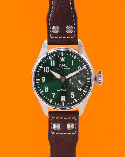 IWC Big Pilot's 46.2mm IW501015 Green 8-Day Reserve 2021