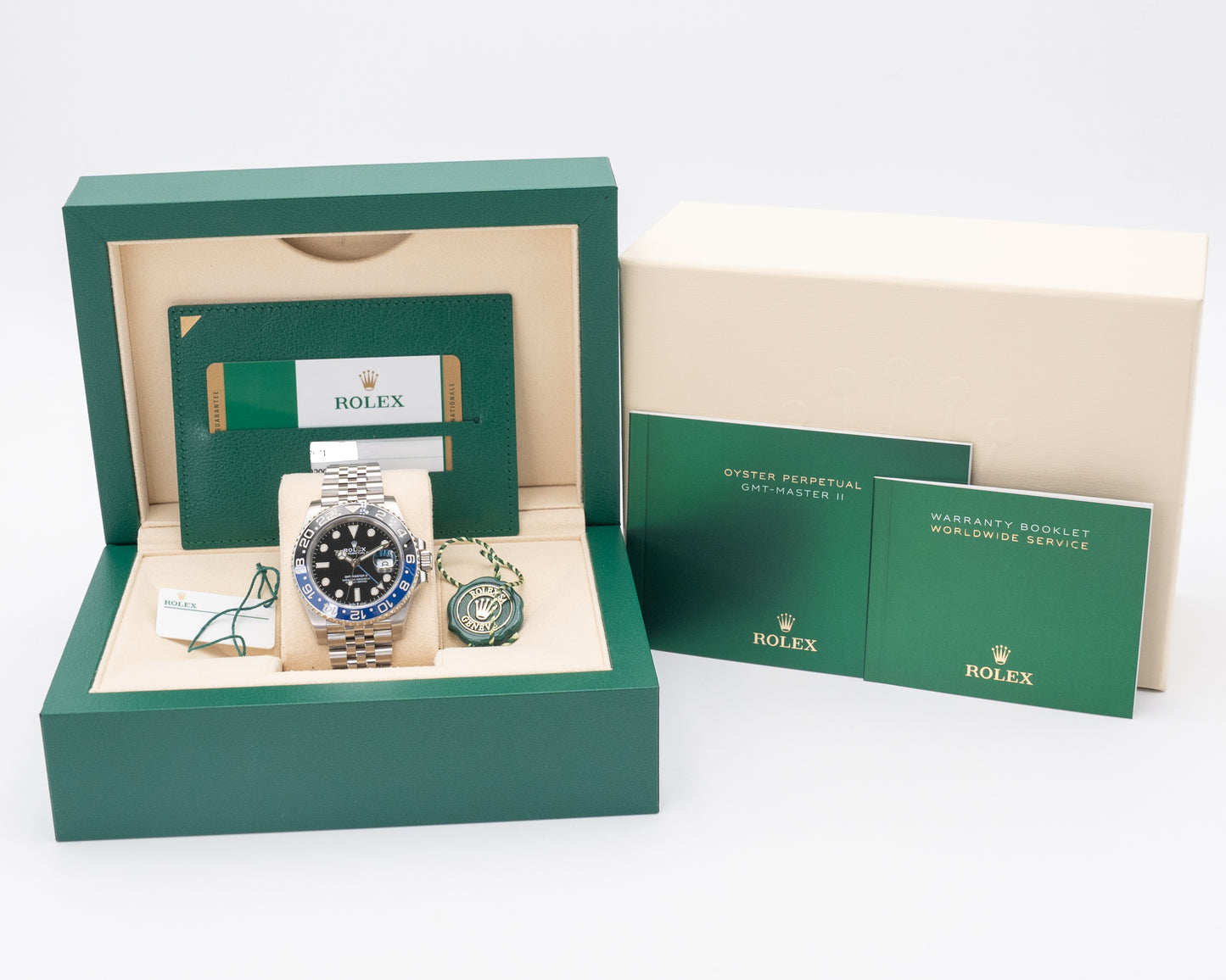 Rolex GMT Master II 40mm 126710BLNR Batgirl / Batman on Jubilee Blue 2020