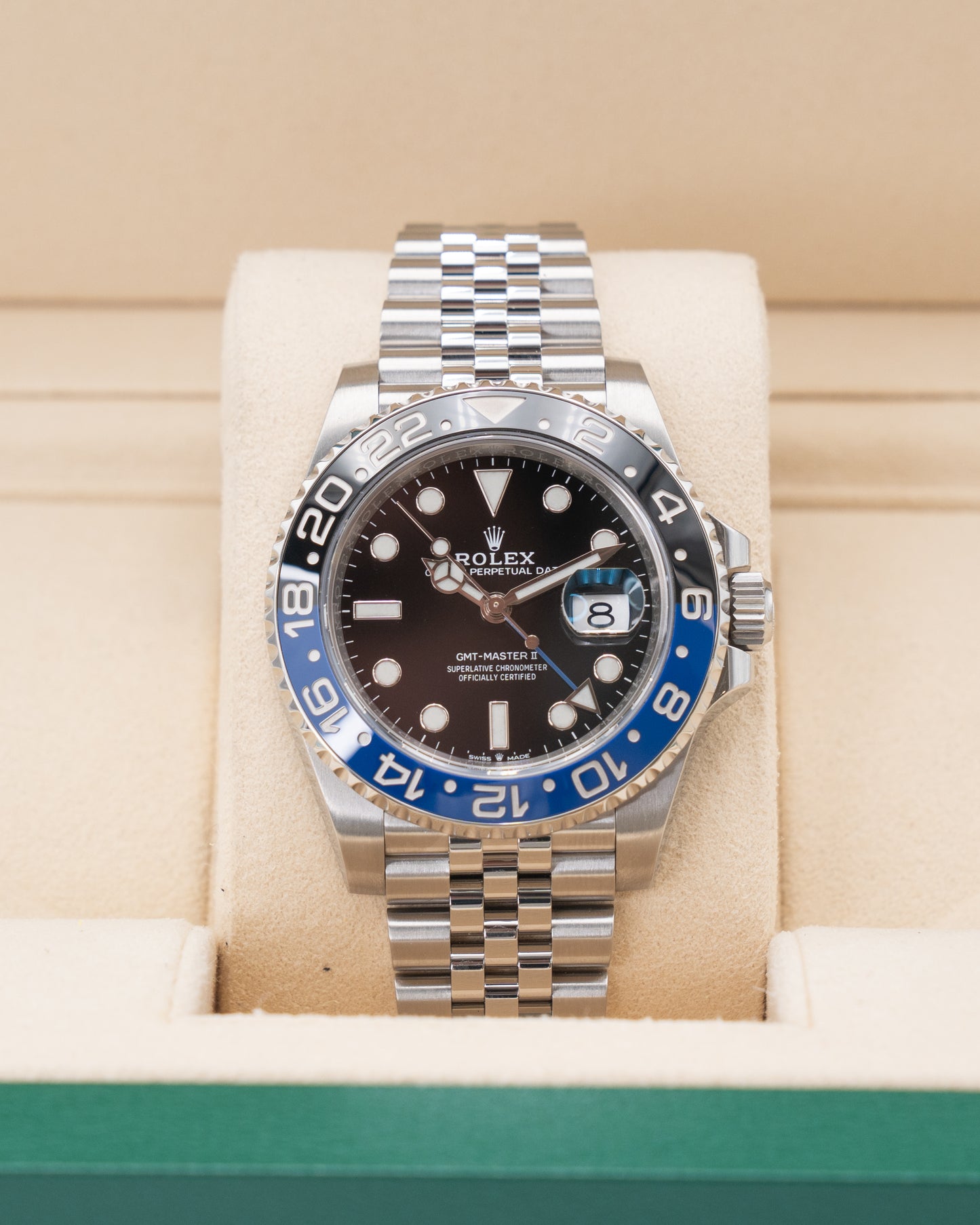 Rolex GMT Master II 40mm 126710BLNR Batgirl / Batman on Jubilee Blue 2020