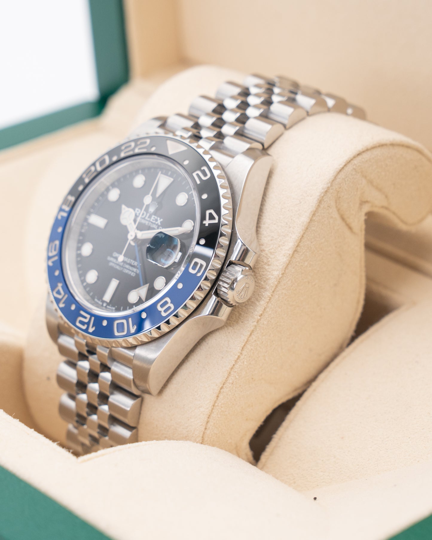 Rolex GMT Master II 40mm 126710BLNR Batgirl / Batman on Jubilee Blue 2020