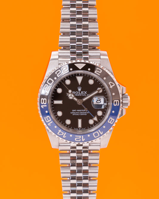 Rolex GMT Master II 40mm 126710BLNR Batgirl / Batman on Jubilee Blue 2020