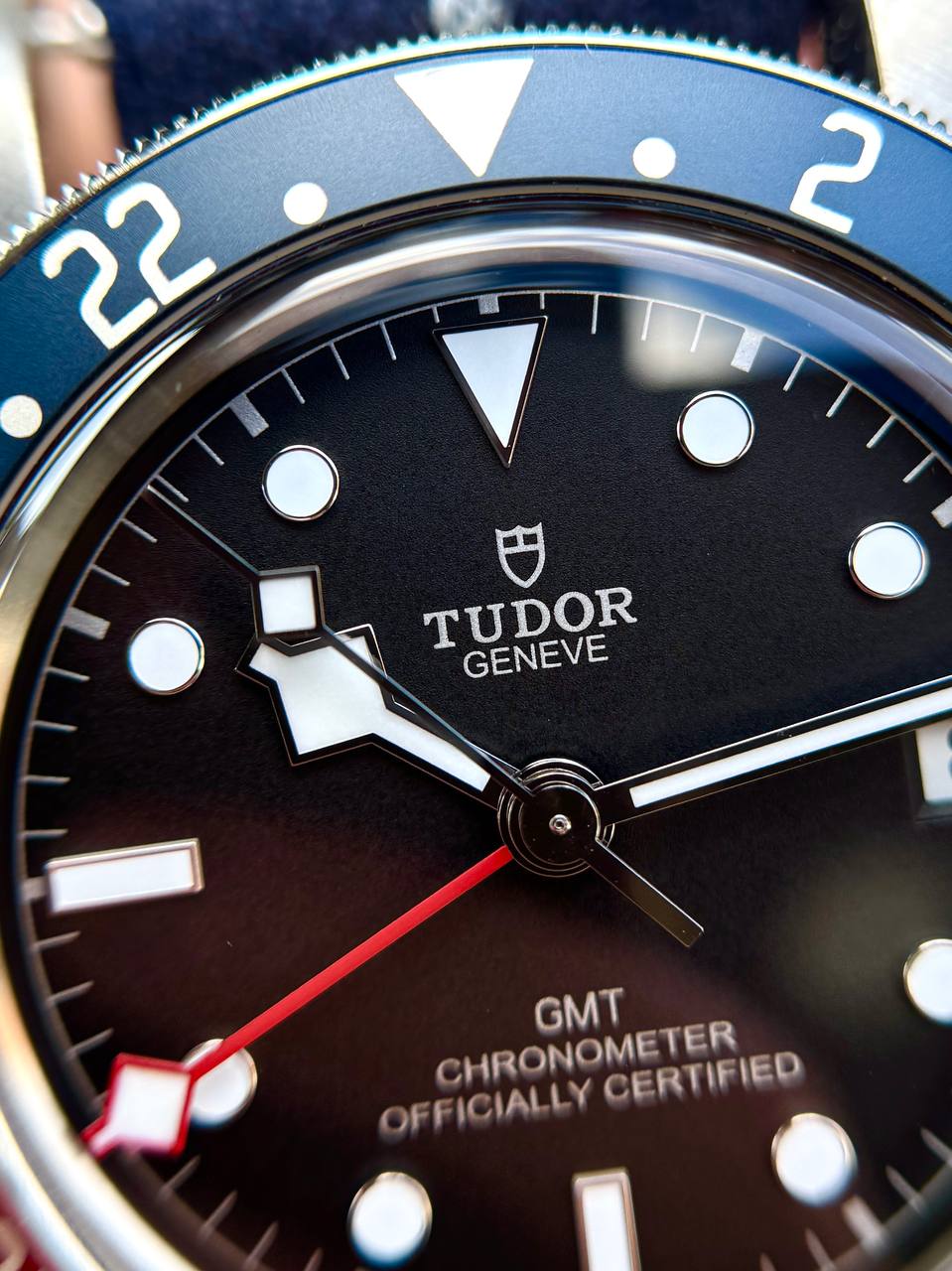 Tudor Black Bay GMT 41mm 79830RB Pepsi Bezel on Nato Strap