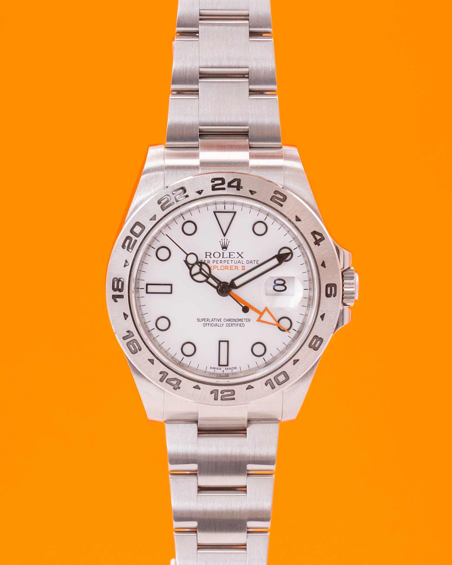 Rolex Explorer II 42mm 216570 White Polar 2016