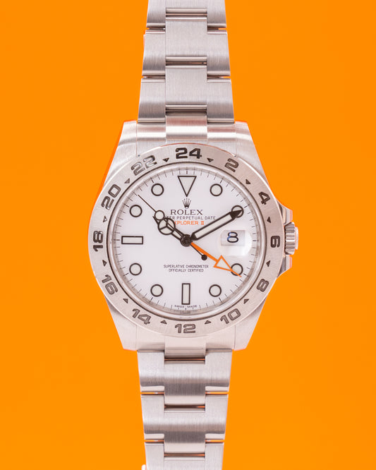 Rolex Explorer II 42mm 216570 White Polar 2016