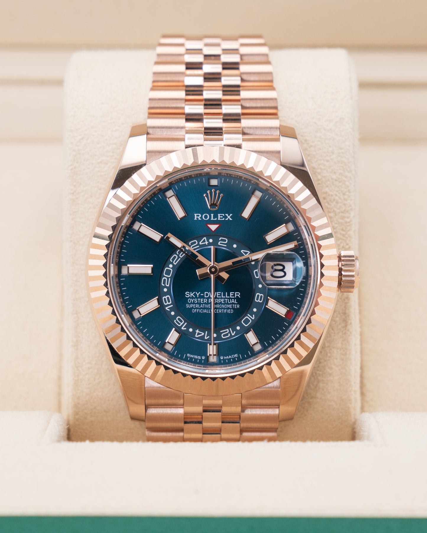 UNWORN Rolex Sky-Dweller 42mm 336935-0005 Rose Gold Blue Dial 2025