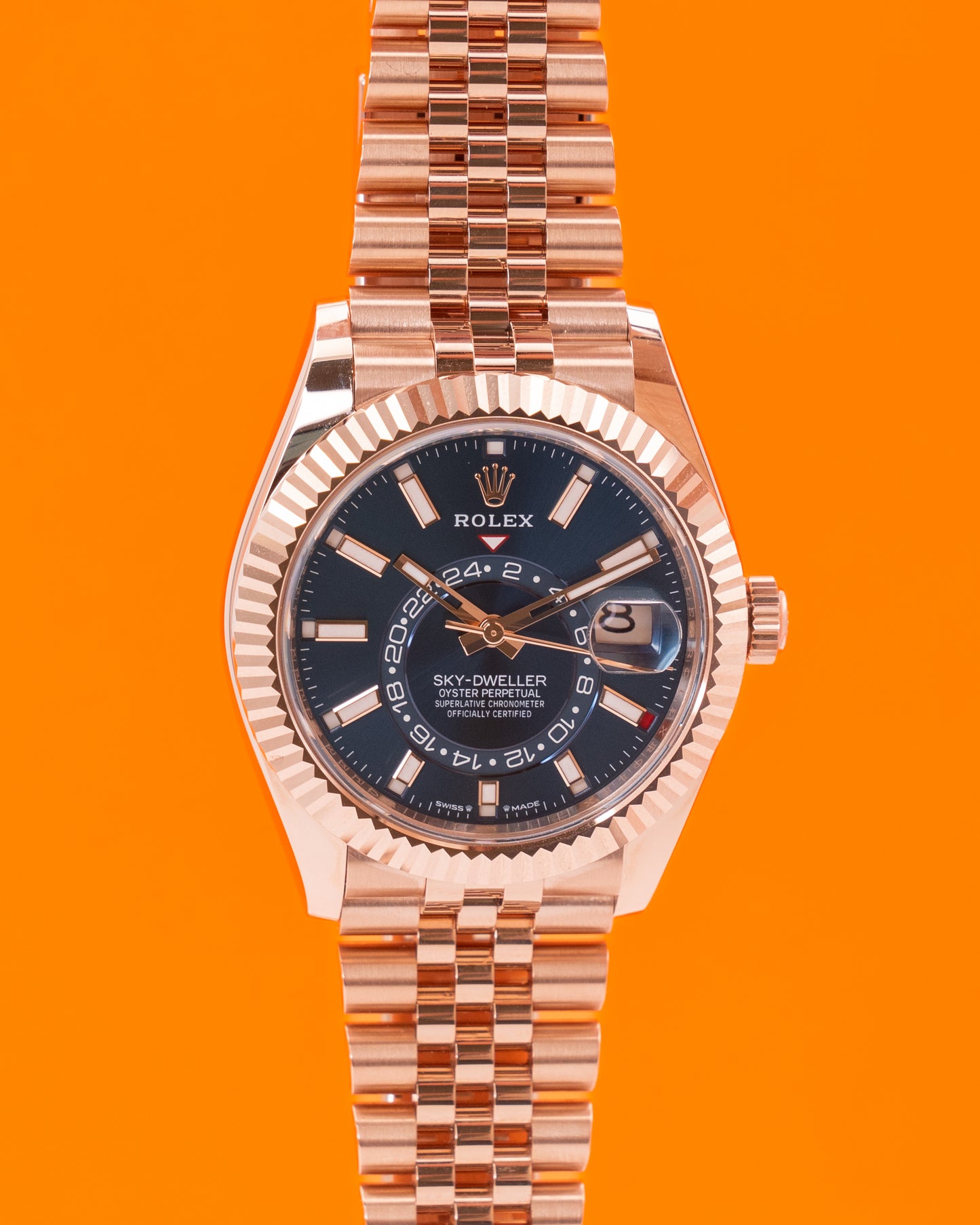 UNWORN Rolex Sky-Dweller 42mm 336935-0005 Rose Gold Blue Dial 2025