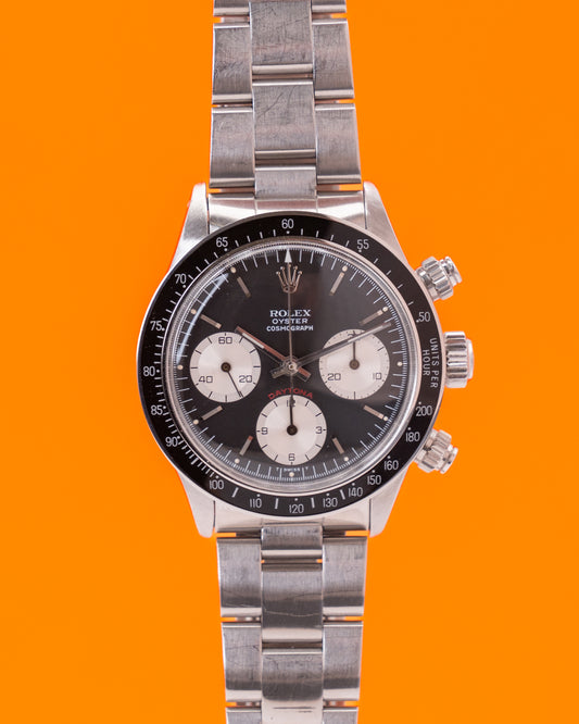 Rolex Daytona 37mm 6263 Vintage Chronograph Reverse Panda 6M Serial
