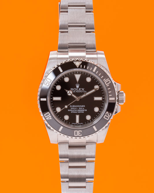 Rolex Submariner No-Date 40mm 114060 Black Ceramic 2014