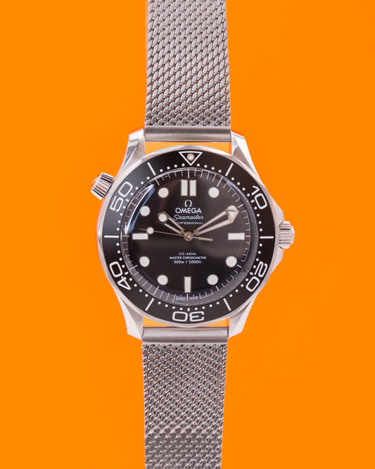 UNWORN Omega Seamaster Professional 42mm 210.30.42.20.01.010 Black Ceramic on Milanese 2025