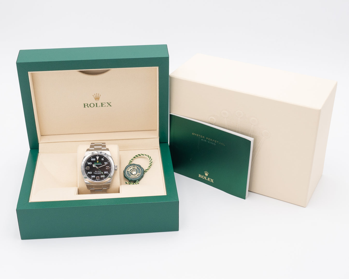 Rolex AirKing 116900 Black Dial Stainless Steel 40mm