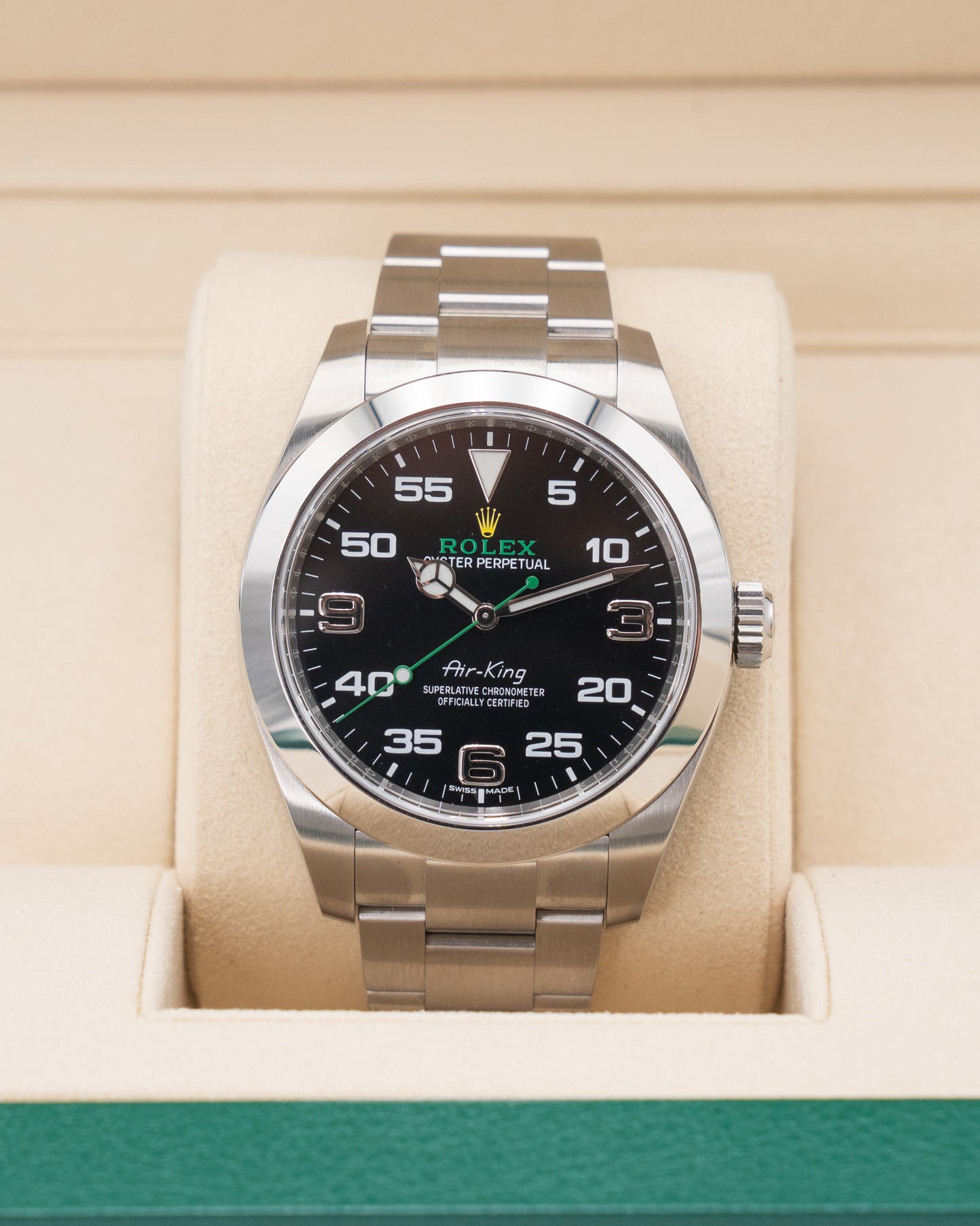 Rolex AirKing 116900 Black Dial Stainless Steel 40mm