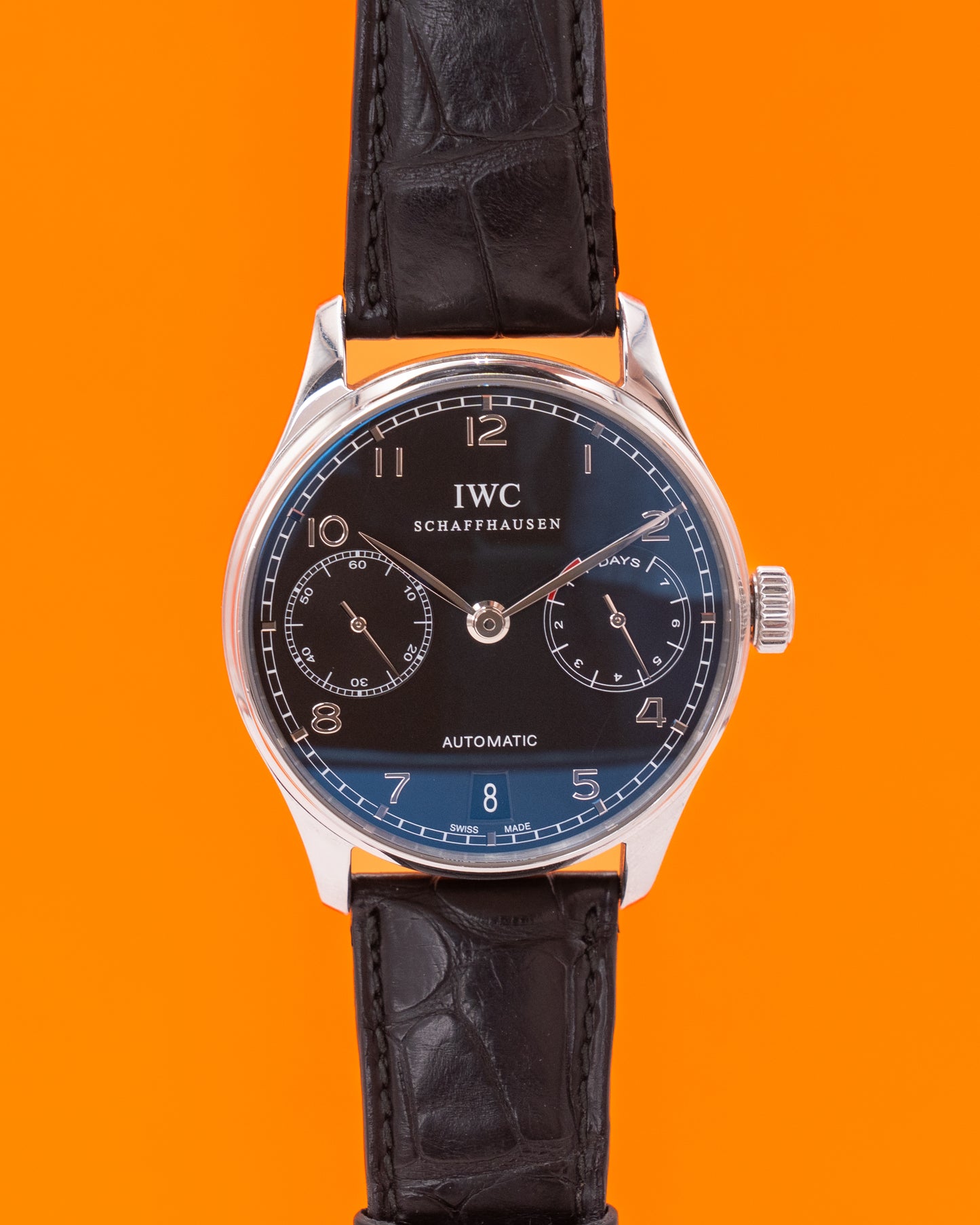 IWC Portuguese 7 Days Automatic IW500109 Black Dial 42mm