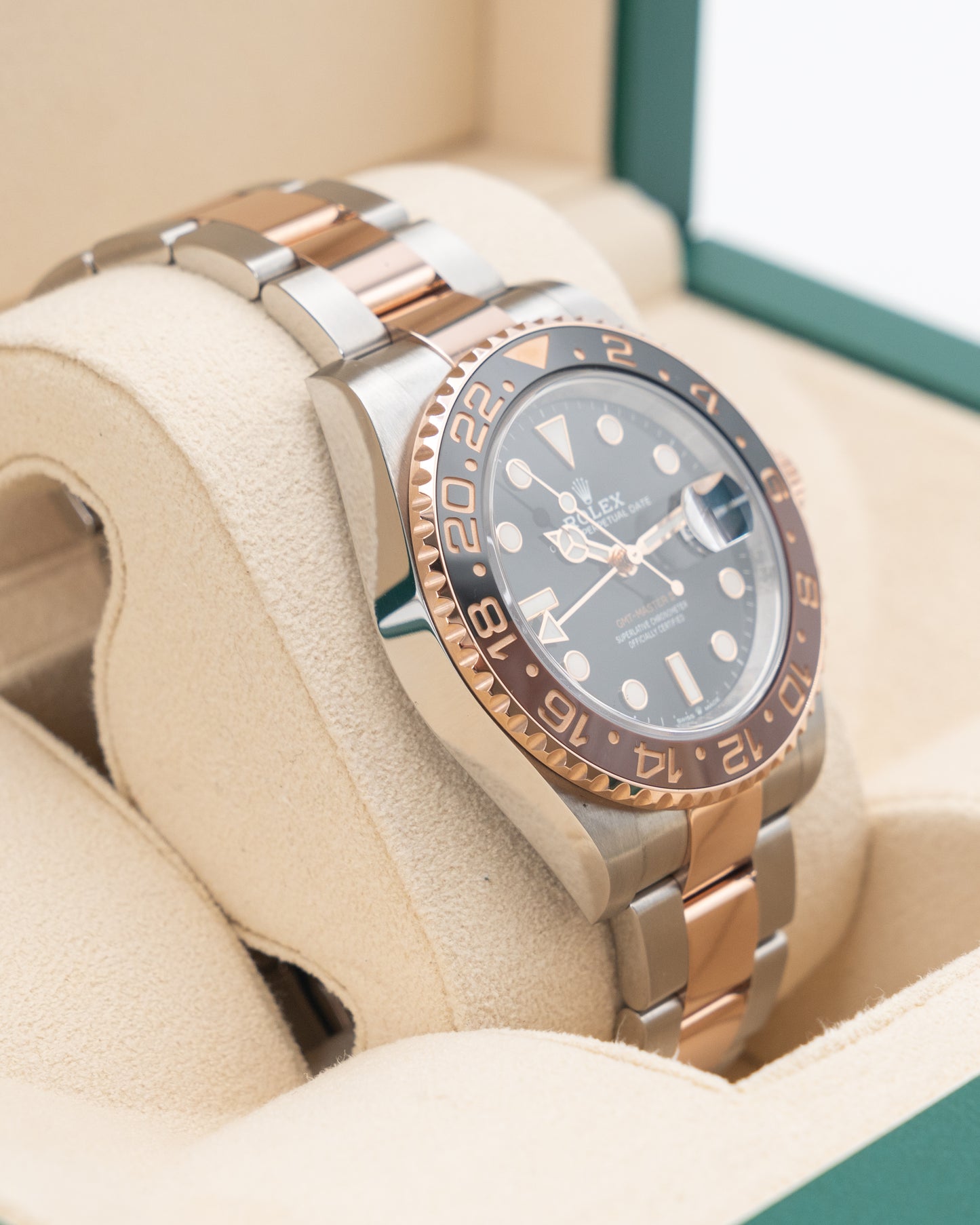 Rolex GMT Master II 40mm 126711CHNR Rootbeer Two Tone Rose 2020