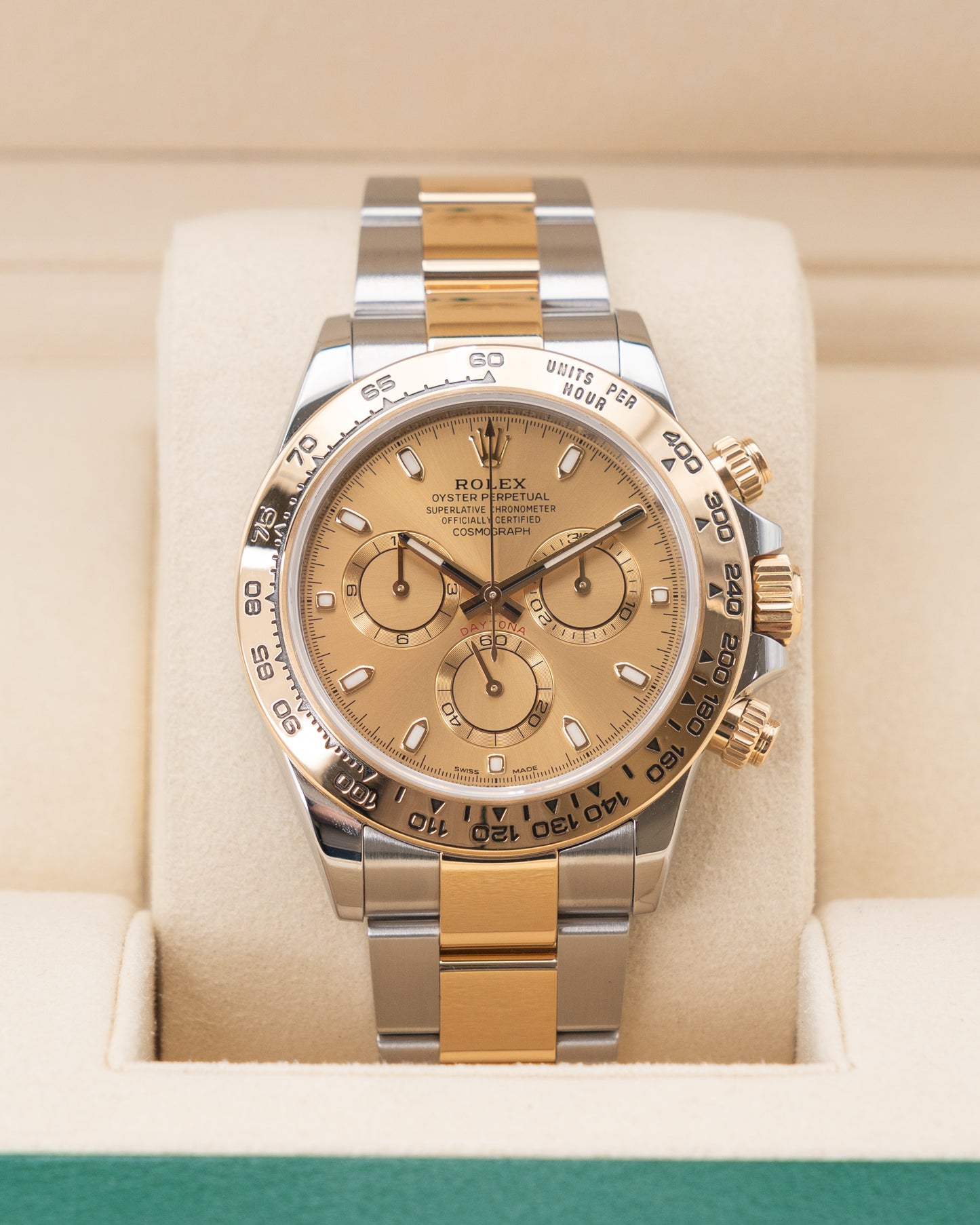 Rolex Cosmograph Daytona 40mm 116503 Two Tone Yellow Champagne Dial 2022