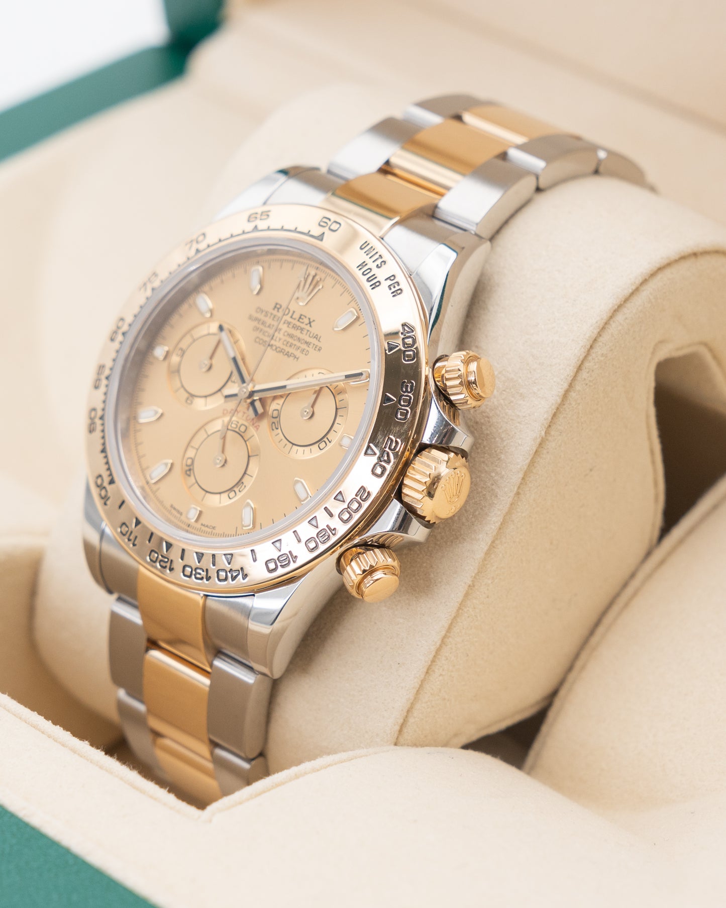 Rolex Cosmograph Daytona 40mm 116503 Two Tone Yellow Champagne Dial 2022