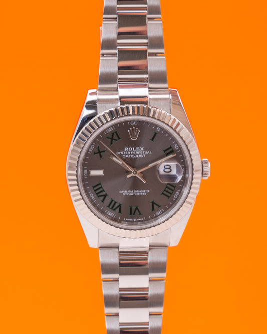 Rolex Datejust 41mm 126334 Wimbledon Dial Fluted Oyster 2020