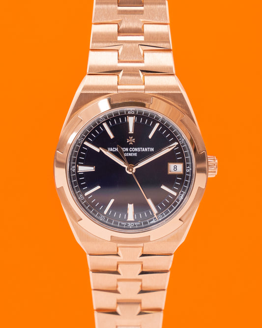UNWORN Vacheron Constantin Overseas 41mm 4520V/210R Rose Gold Blue Dial 2024