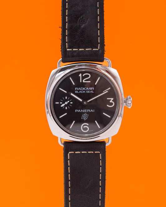 Panerai Radiomir Black Seal Logo PAM00380 Stainless Steel