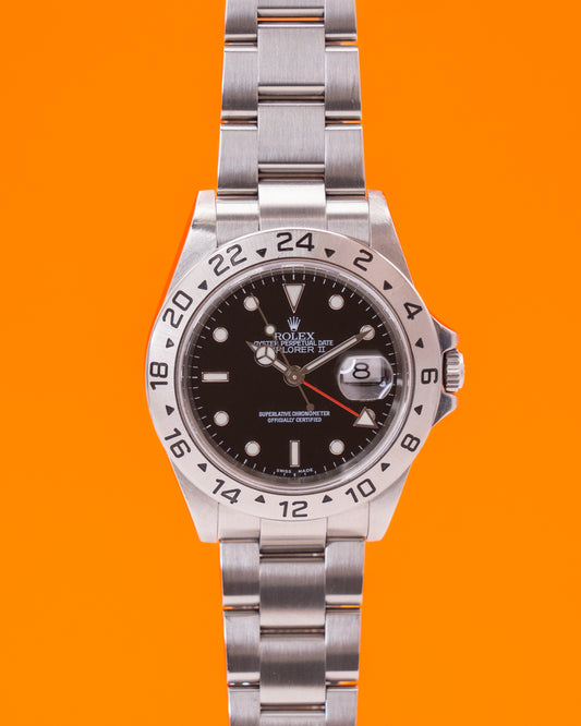 Rolex Explorer II 40mm 16570 Black Dial GMT