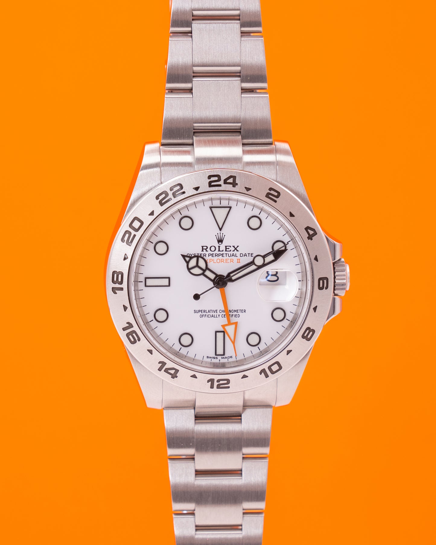 Rolex Explorer II 42mm 216570 Polar White Dial Oyster Bracelet