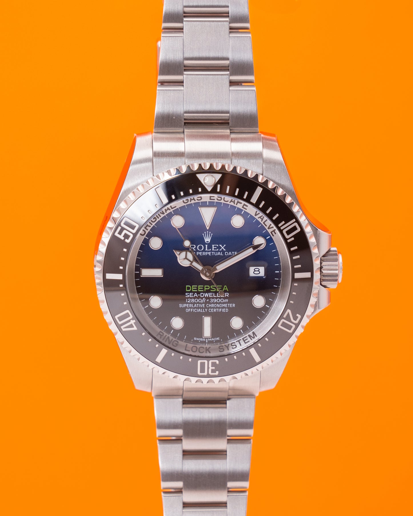 UNWORN STICKERED 2014 Rolex Seadweller 44mm 116660 Deepsea Blue 2014