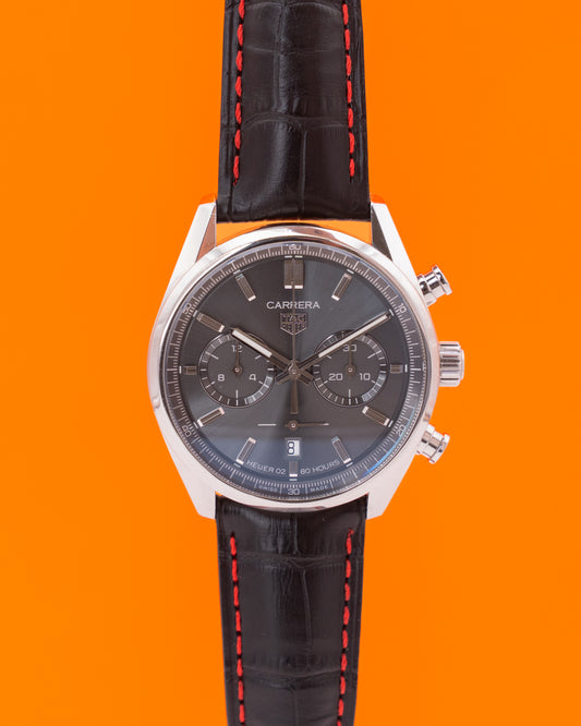 Tag Heuer Carrera 42mm CBN2012.FC6483 Automatic Chronograph Gray