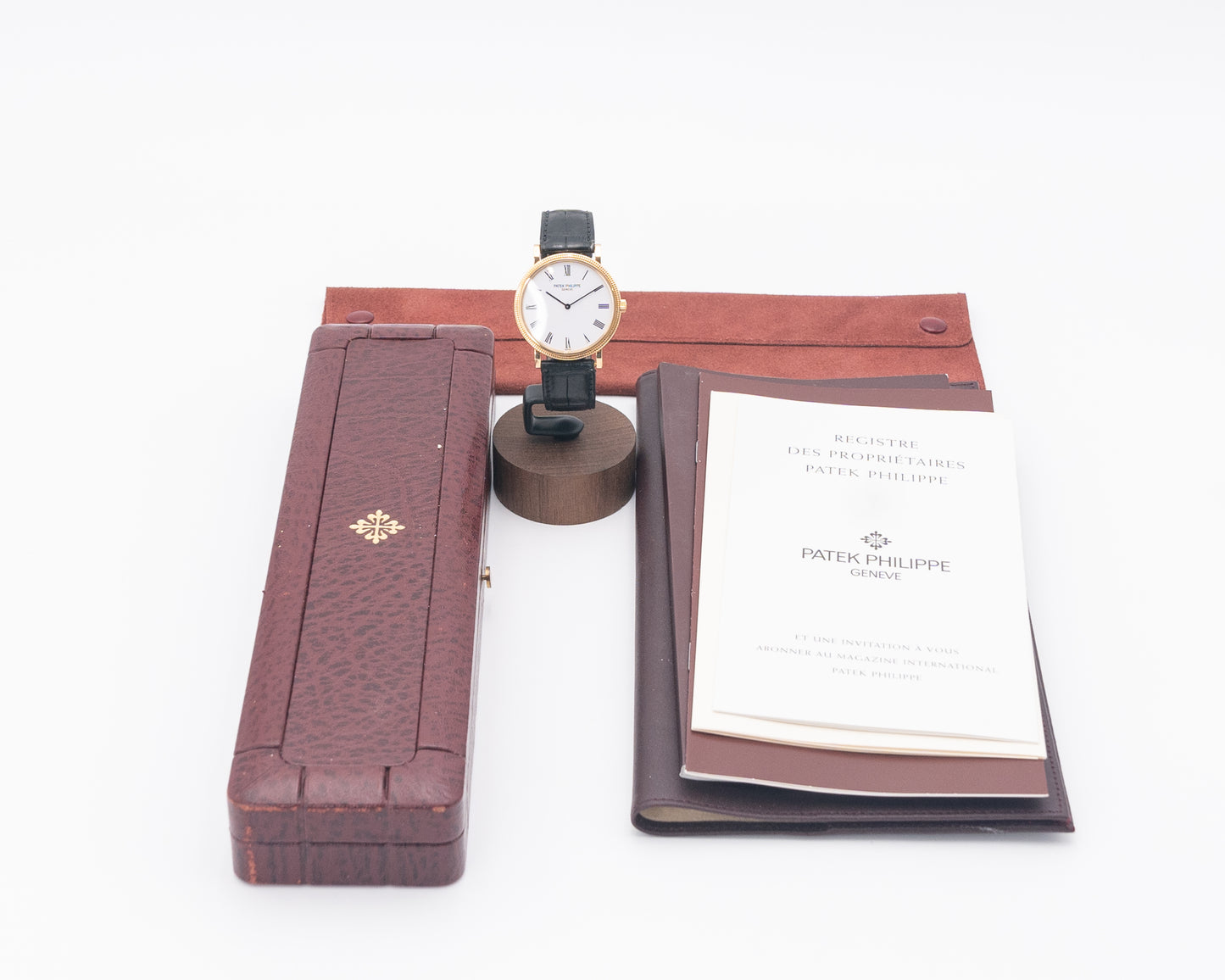 Patek Philippe Calatrava 35mm 5120j-001 White Dial Yellow Gold 2002