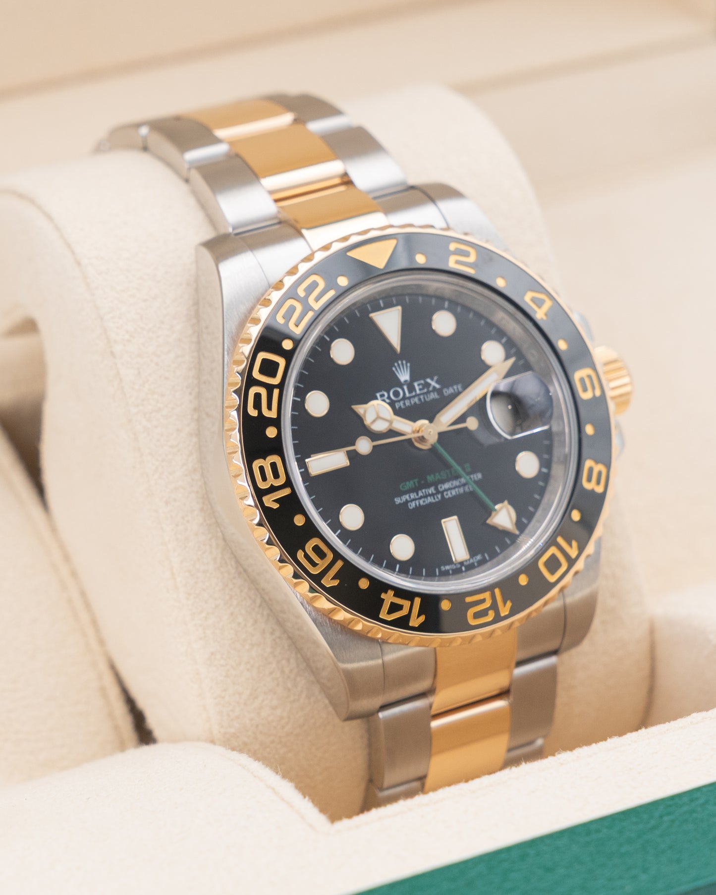 Rolex GMT Master II 40mm 116713LN Two Tone Yellow Gold 2010