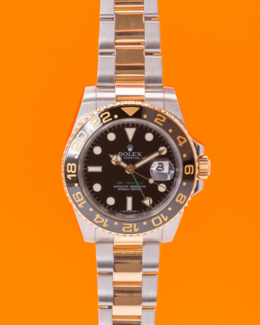 Rolex GMT Master II 40mm 116713LN Two Tone Yellow Gold 2010