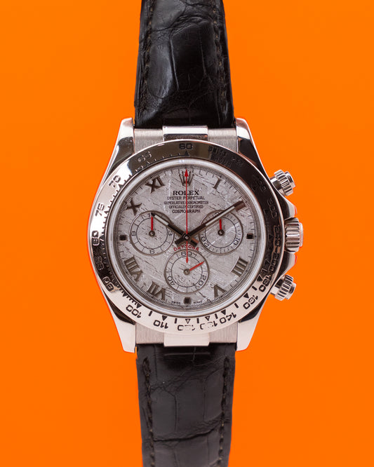 Rolex Daytona 40mm 116519 White Gold Meteorite Roman Dial 2003