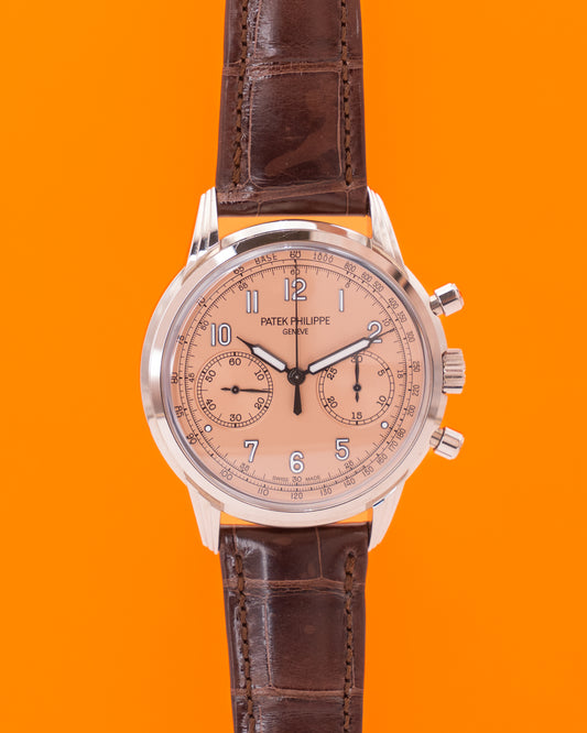 Patek Philippe Complications Chronograph 41mm 5172G Salmon Dial Open Date