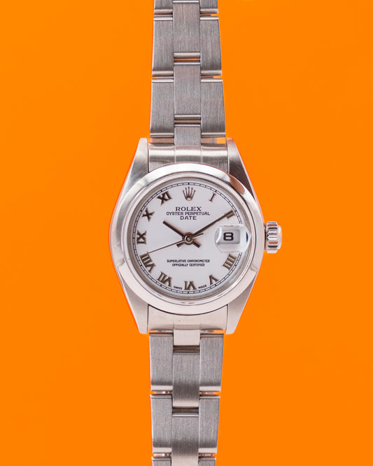 Rolex Lady-Date 26mm 79160 White Stainless Roman 2005