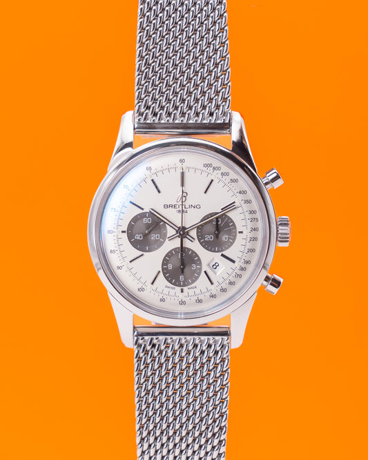 Breitling Transocean Chronograph 43mm AB0152 Panda Ocean Classic 2012