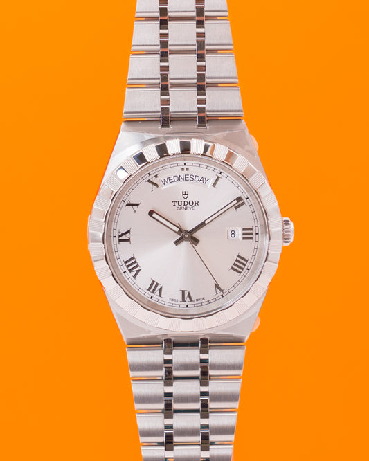 2025 UNWORN WITH STICKERS Tudor Royal 41mm 28600 Silver Dial 2025