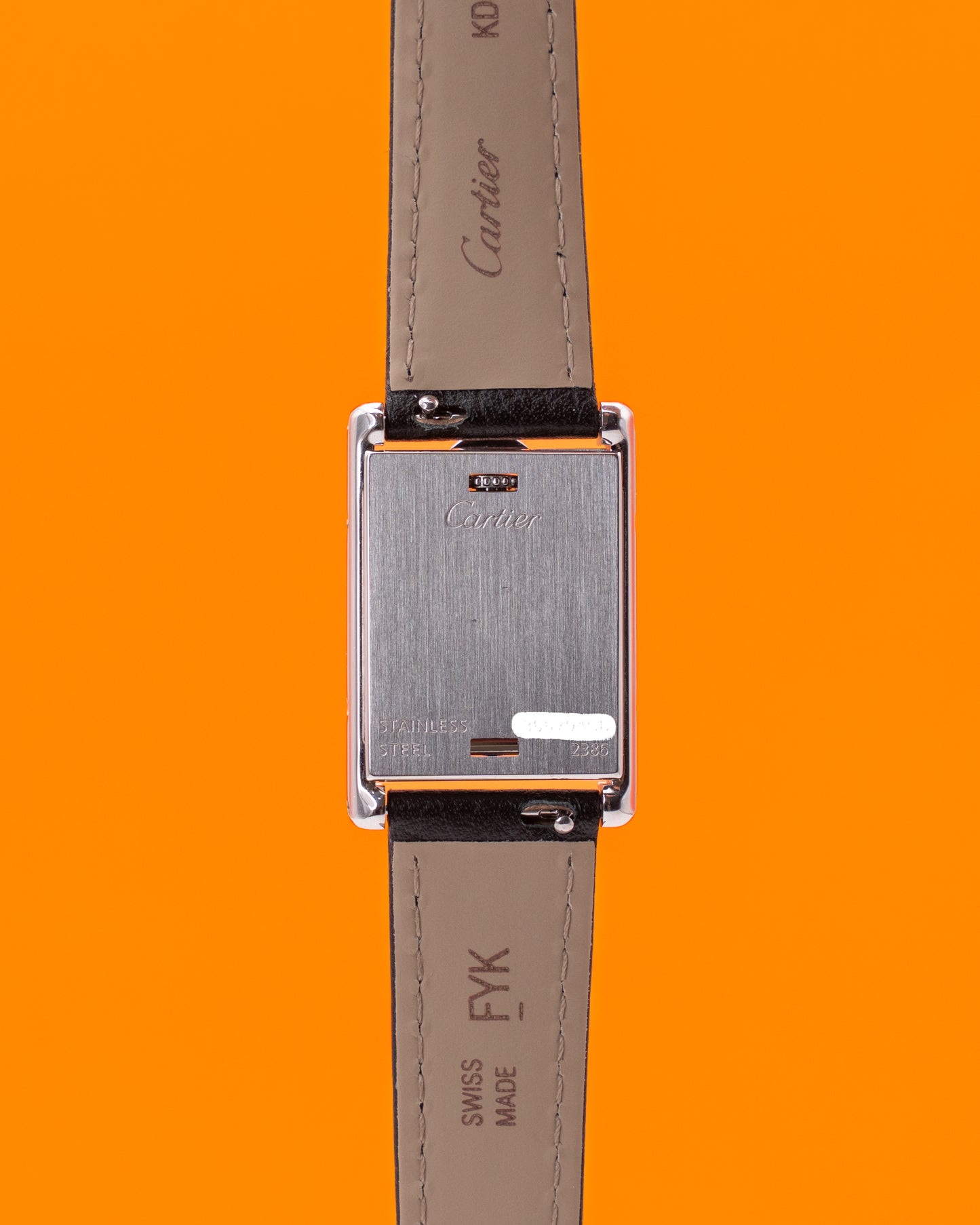 Cartier 2386 Basculante Grey Dial Quartz