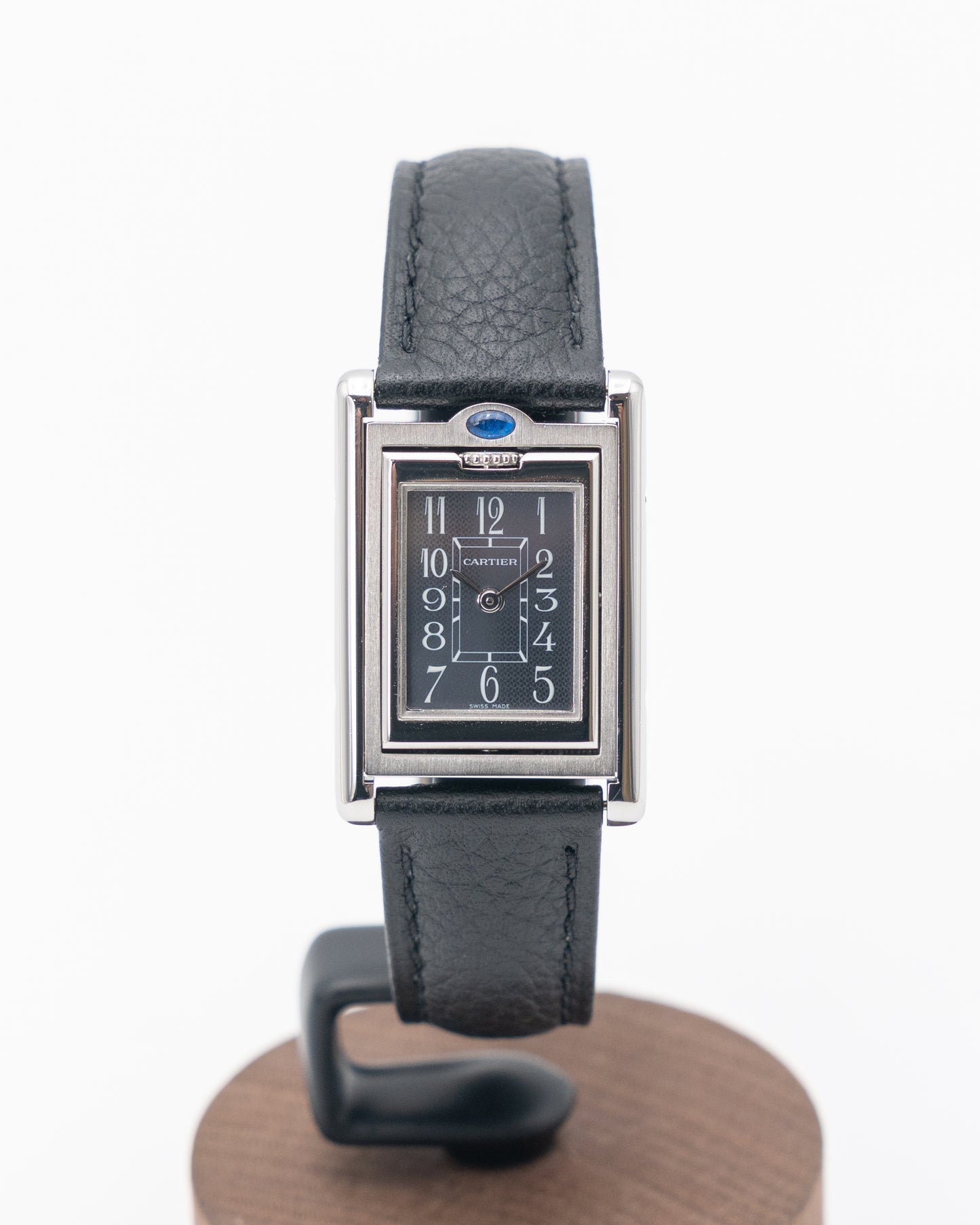 Cartier 2386 Basculante Grey Dial Quartz